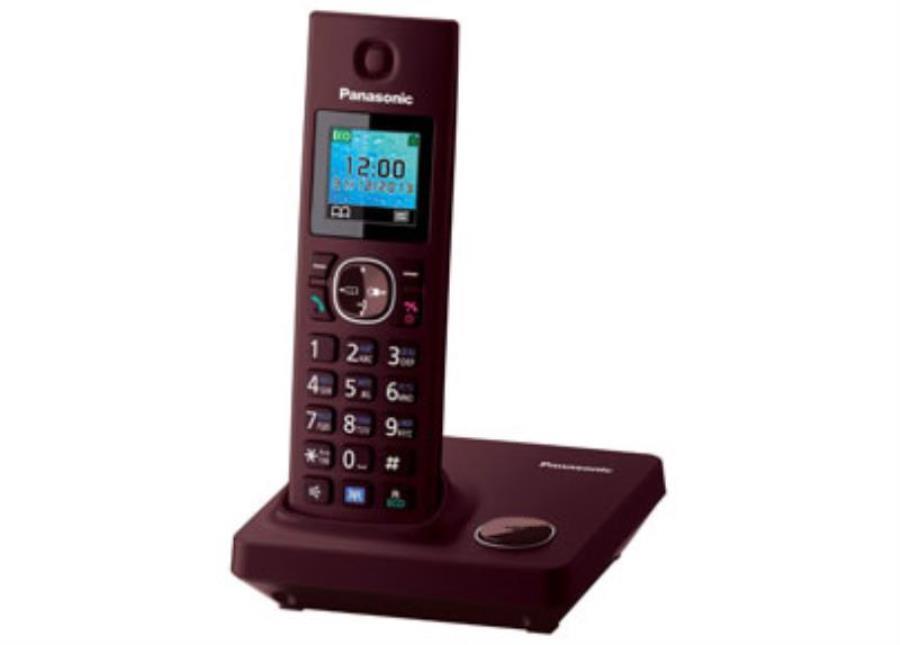 картинка Panasonic KX-TG7852RU1 - Беспроводной телефон DECT (радиотелефон) , цвет: черный/белый  от магазина Интерком-НН