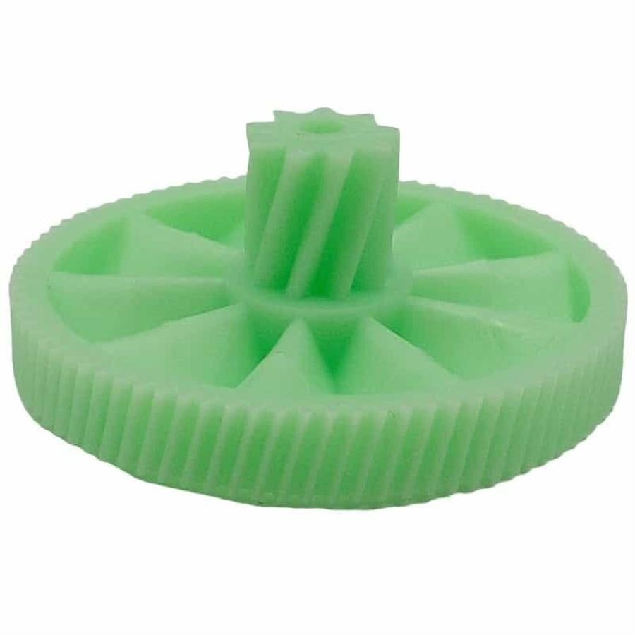 картинка Шестерня большая KW715564-CH D=83/20мм, H=34/12мм, d=7мм, 9 и 85 косых зубьев для мясорубки Kenwood от магазина Интерком-НН