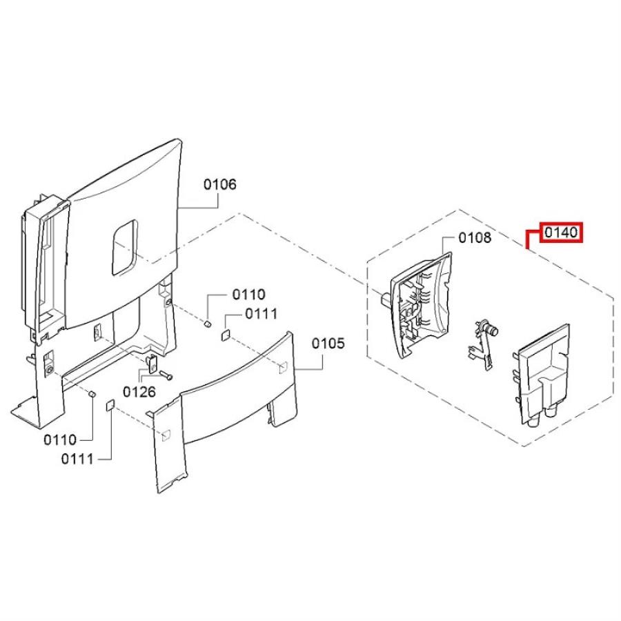 картинка Bosch 12003615 Узел раздачи (блок выдачи) кофе (комплект) для кофемашины Bosch от магазина Интерком-НН
