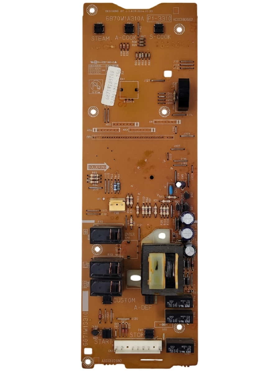 картинка LG 6871W1S310E БУ (USED) Плата управления для микроволновой печи MC-8483NL от магазина Интерком-НН