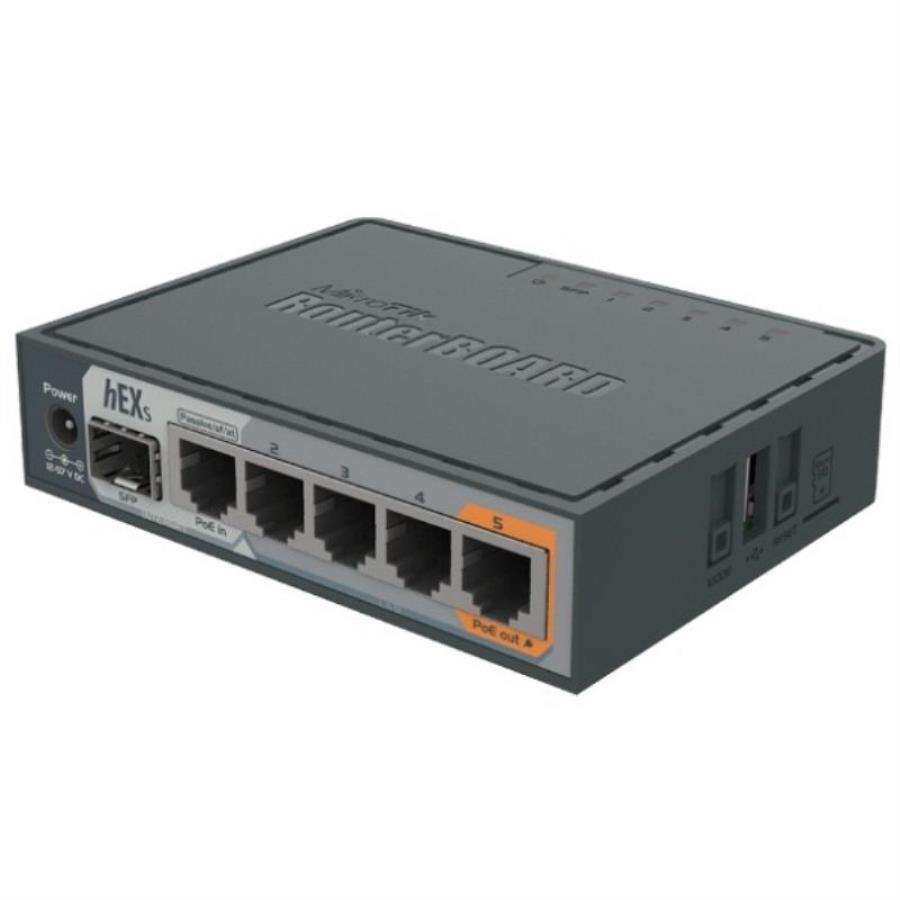 картинка Mikrotik RB760iGS (HEX S) Маршрутизатор SOHO 5-Gigabit Ethernet, порт SFP и выход PoE  от магазина Интерком-НН