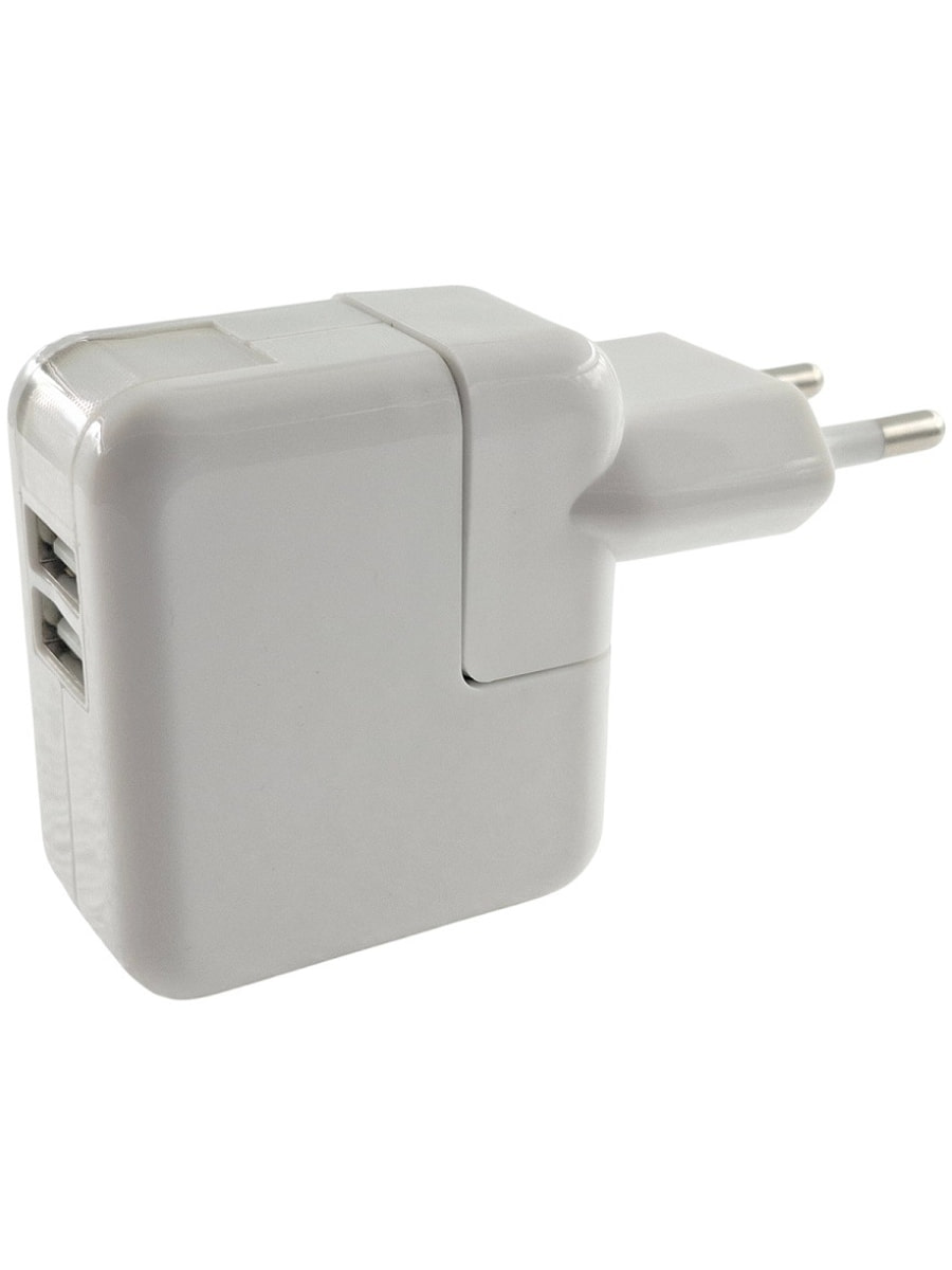 картинка Сетевое зарядное устройство с 2 USB портами  (2100mA) HC21W2 от магазина Интерком-НН