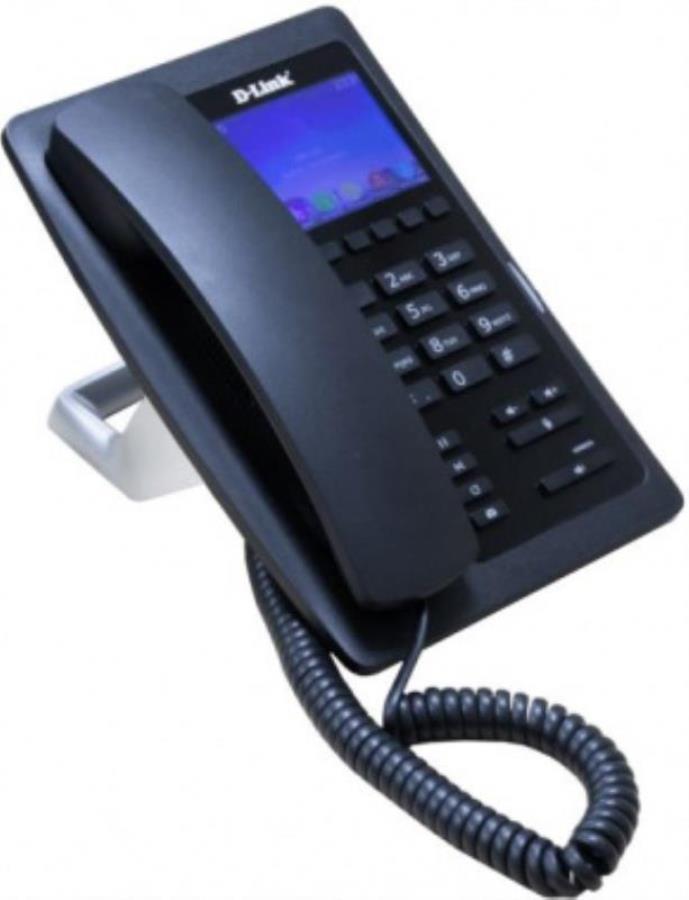 картинка Телефон IP D-Link DPH-200SE черный (DPH-200SE/F1A) от магазина Интерком-НН