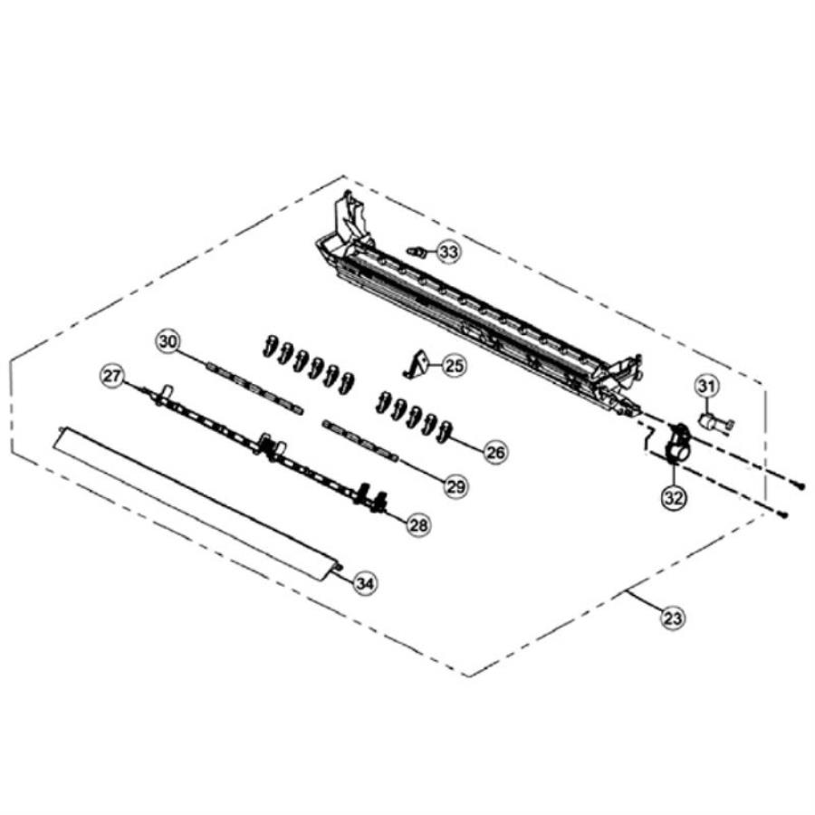 картинка Panasonic CWE20C3123 блок жалюзи внутреннего блока кондиционера CS-HE9MKD, CS-HE12MKD от магазина Интерком-НН