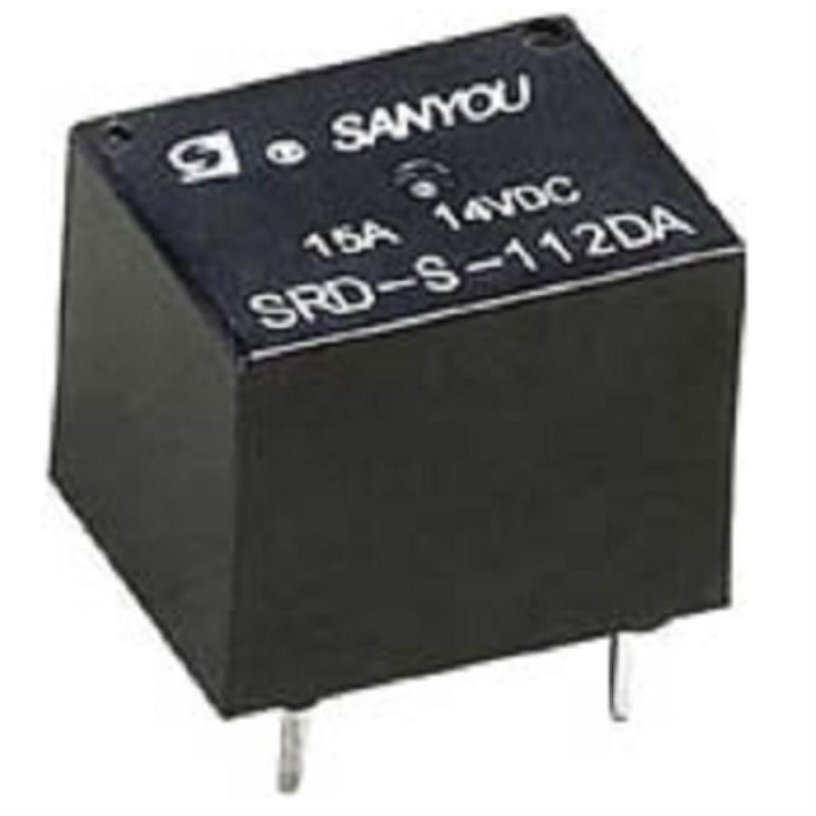 картинка Sanyou SRD-S-112DA-T73-1C-12V-Low-Resistance Реле управление 12VDC, контакты 15A 14VDC  от магазина Интерком-НН