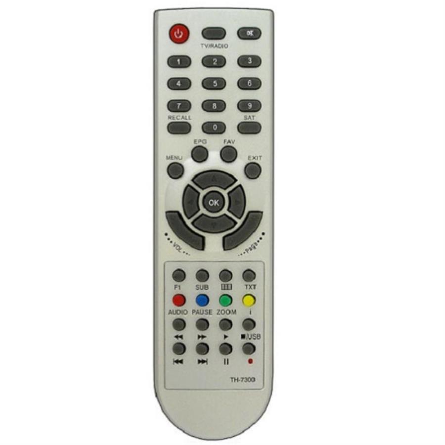 картинка Huayu TH-7300 (20770) Пульт дистанционного управления (ПДУ) для спутникового ресивера  Sat integral от магазина Интерком-НН