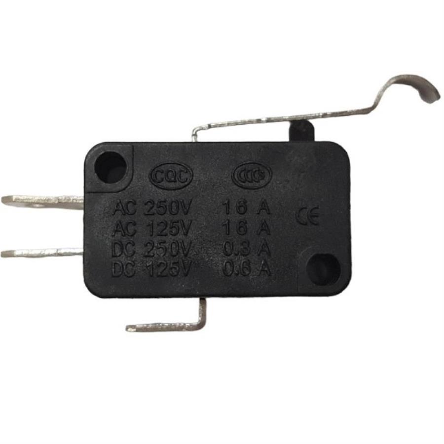картинка Микропереключатель 3-х контактный V-154-1C25 250V 16A с рычагом 27мм для микроволновой печи (СВЧ) от магазина Интерком-НН