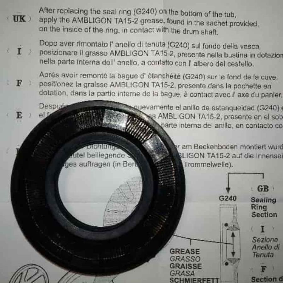 картинка Сальник 35х65х10 Атлант 750000400 (Vupre 51238) бака стиральной машины Whirlpool, Ardo от магазина Интерком-НН