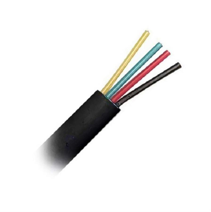 картинка Кабель телефонный 4c, CU, Netko, 100м, плоский, черный от магазина Интерком-НН