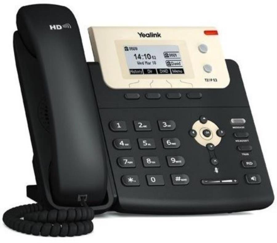 картинка Телефон SIP Yealink SIP-T21P E2 черный (SIP-T21P E2 WITHOUT PSU) от магазина Интерком-НН