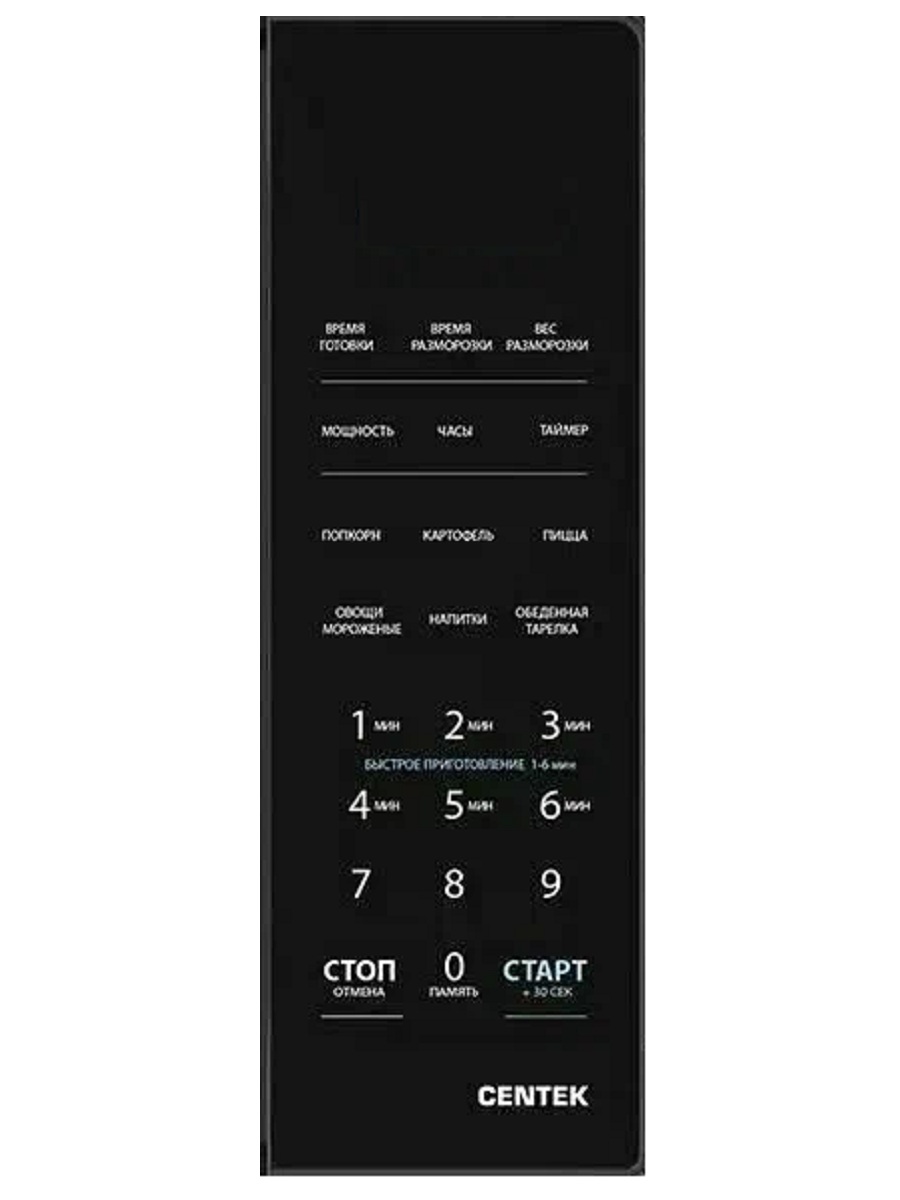 картинка Centek CT-1551B-SP Сенсорная панель для микроволновой СВЧ печи CT-1551 черный от магазина Интерком-НН