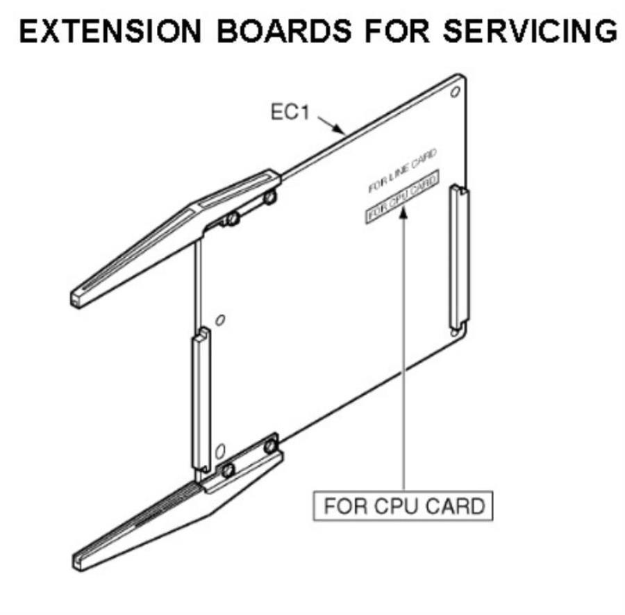 картинка Panasonic PSZZ1TDA100M Плата-удлинитель для ремонта  процессора АТС KX-TDA KX-TDE KX-NCP от магазина Интерком-НН