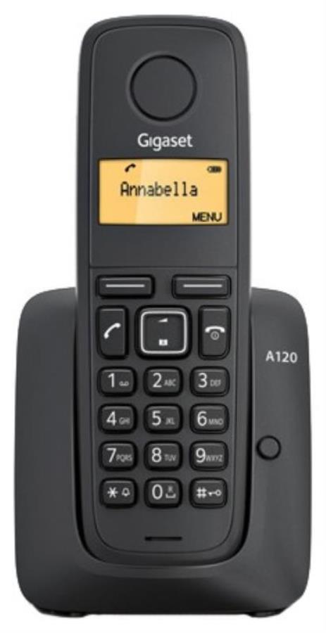 картинка Р/Телефон Dect Gigaset A120A RUS черный автооветчик АОН от магазина Интерком-НН