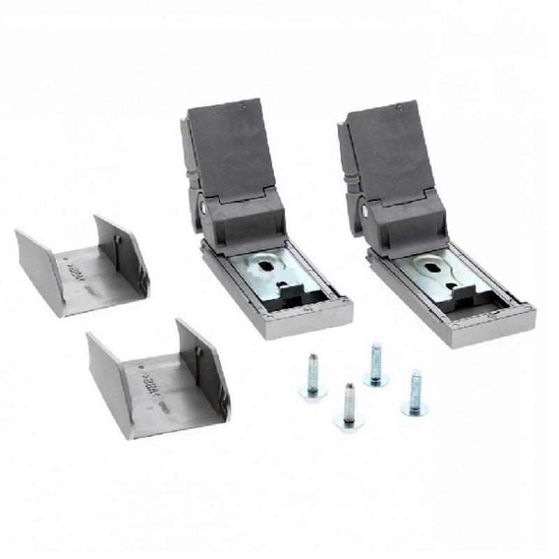 картинка Liebherr 9590190 Ремкомплект (кронштейны) ручки для холодильника Liebherr, серебро от магазина Интерком-НН