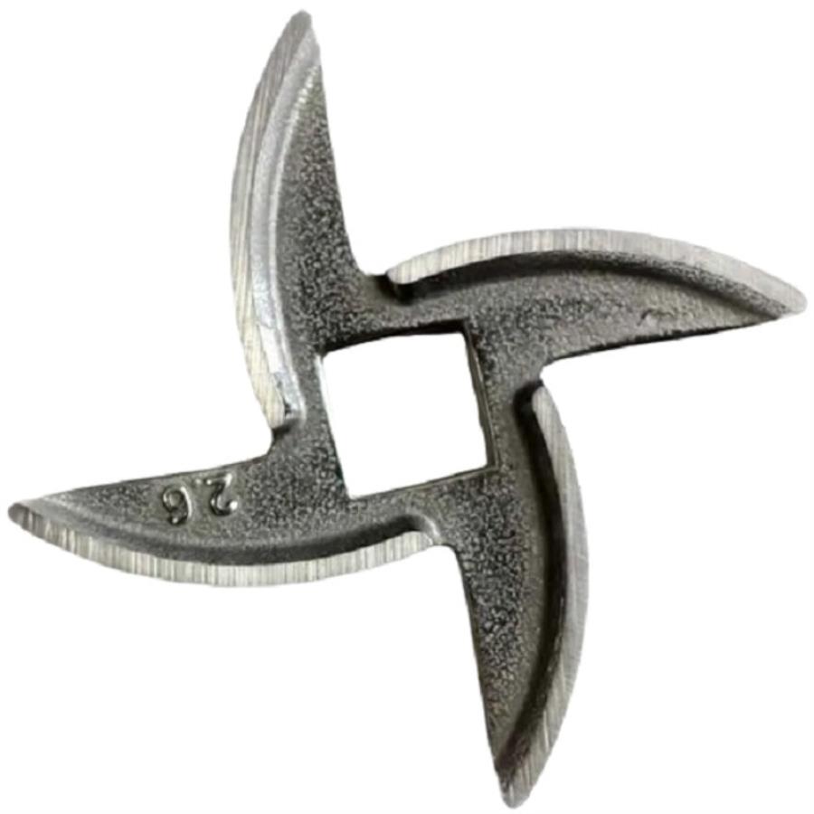 картинка Нож универсальный квадрат 8мм для мясорубки Аксион, Белвар, Бриз, Гамма, Дива, Ратеп, Фея, Флора от магазина Интерком-НН