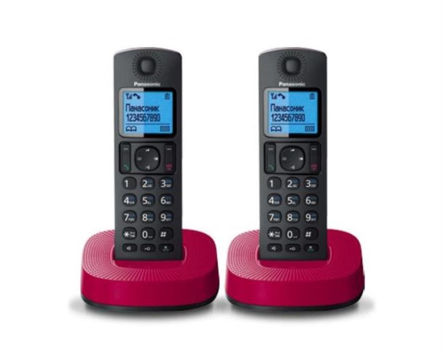 картинка Panasonic KX-TGC312RUR - Беспроводной телефон DECT (радиотелефон) , цвет: красный  от магазина Интерком-НН