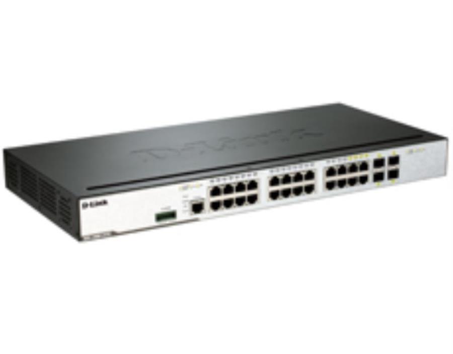 картинка D-Link DGS-3120-24PC Управляемый стекируемый коммутатор 2+ уровня с 20 портами от магазина Интерком-НН