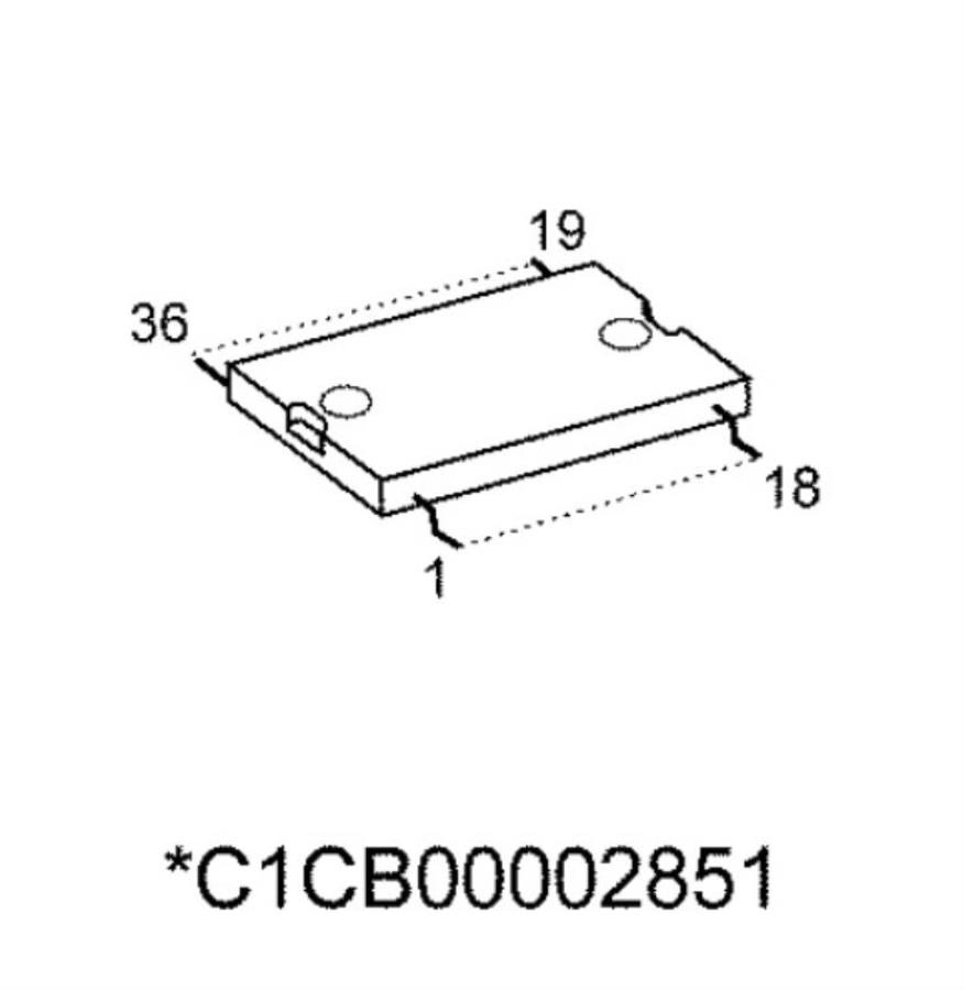 картинка Panasonic C1CB00002851 Микросхема  от магазина Интерком-НН