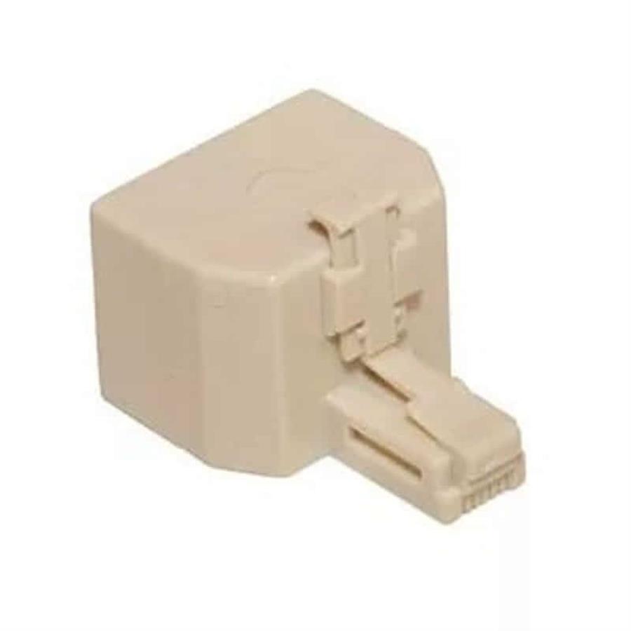 картинка Hyperline DA-6P4C T разветвитель с 6p4c на два USOC Разветвитель на две розетки RJ-11 телефонный от магазина Интерком-НН