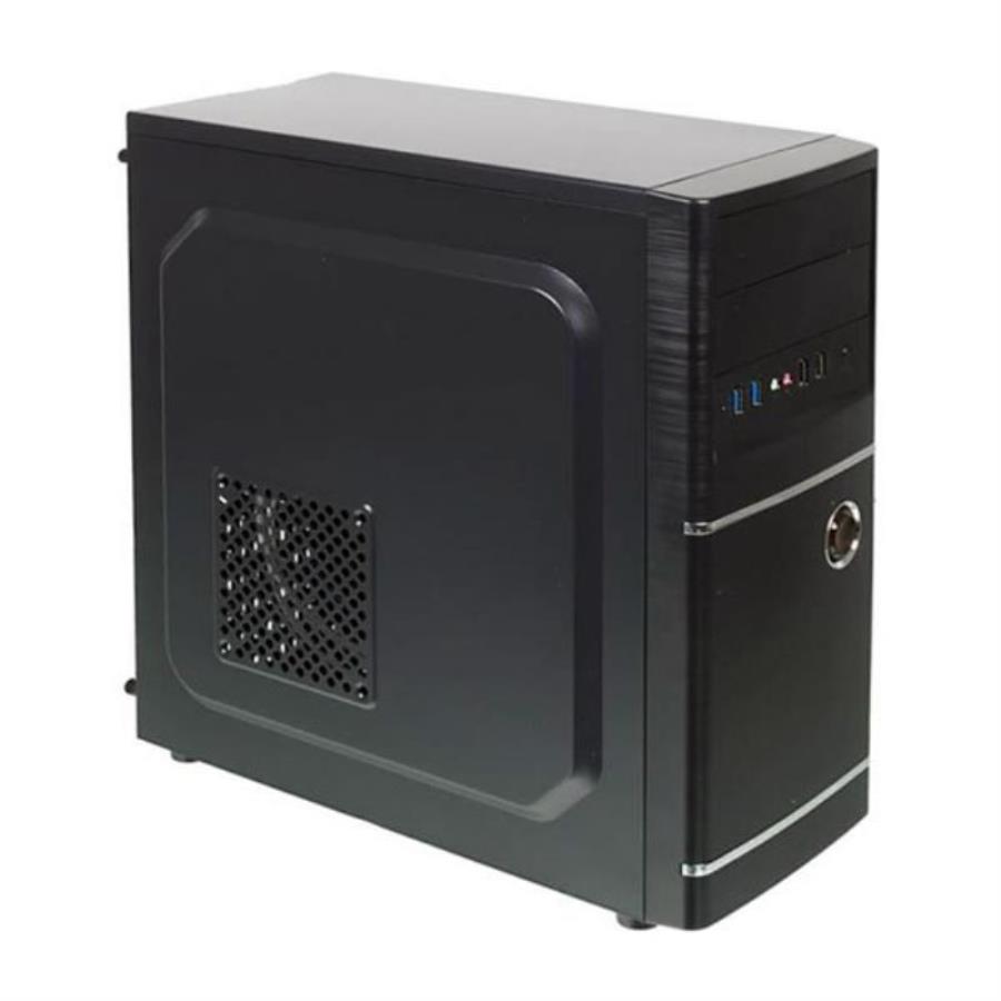 картинка Корпус Accord ACC-B301 ATX 3X120mm без блока питания, черный   от магазина Интерком-НН