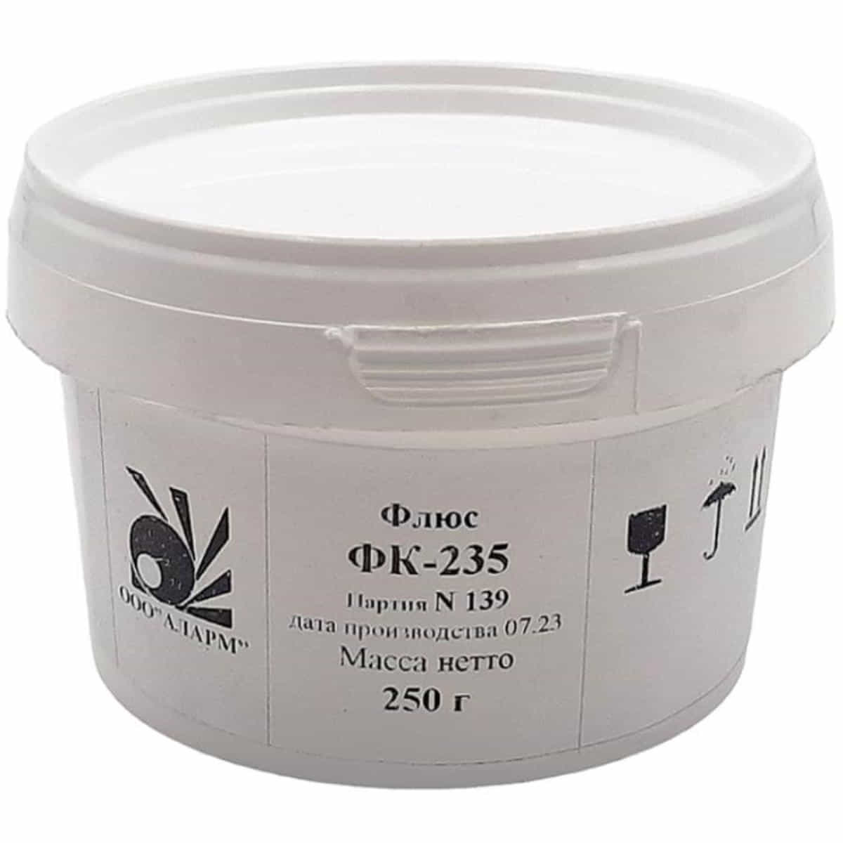 картинка Флюс ФК-235 (250г) для высокотемпературной пайки меди, стали, никеля, серебра  от магазина Интерком-НН