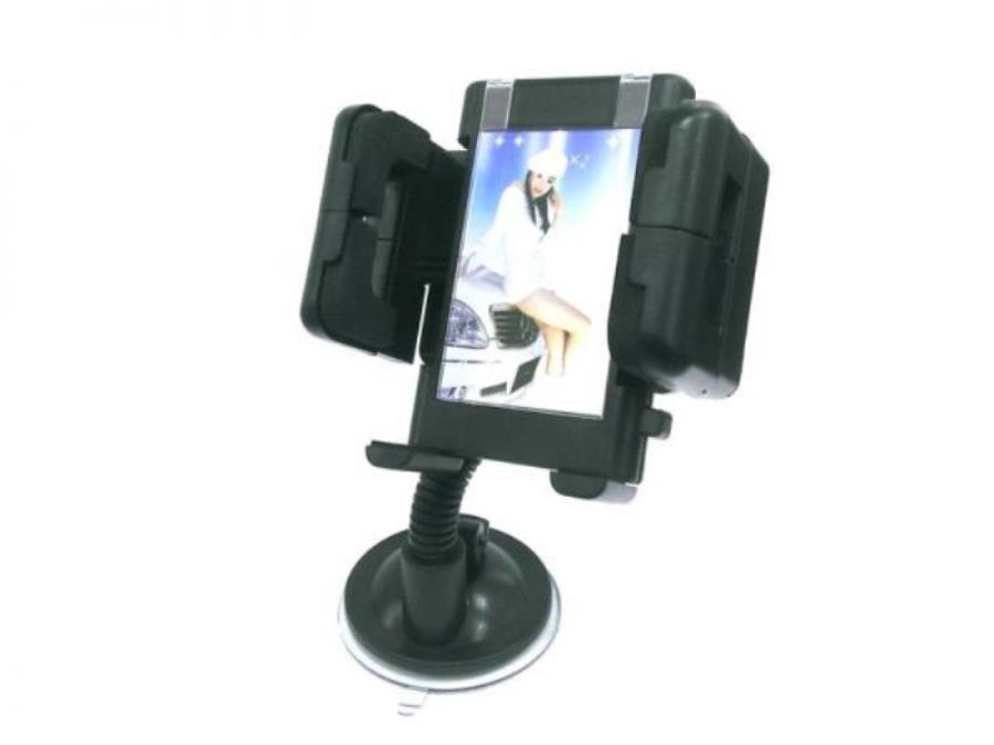 картинка Автомобильный держатель с фоторамкой для сот.тел. и GPS на кронштейне (с поворотн.механизмом) YC-017 от магазина Интерком-НН