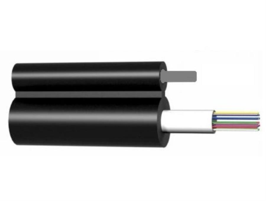 картинка Кабель оптический SNR-FOCA-UT1-04 подвесной с выносным силовым элементом (проволока сталь) 4 волокн от магазина Интерком-НН