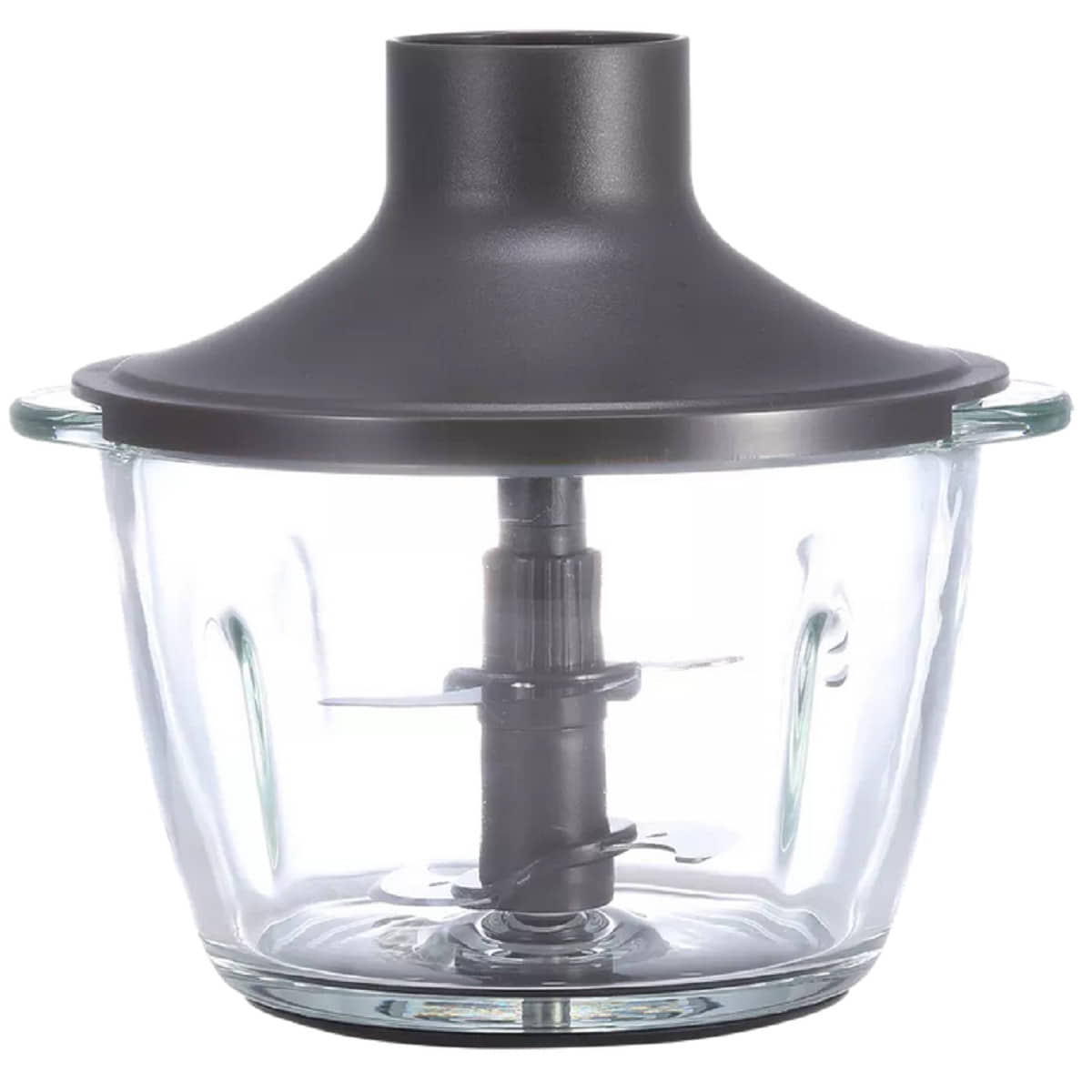 картинка Polaris PGB 0106 измельчитель 0,8л в сборе для блендеров, стеклянная чаша, цвет графит от магазина Интерком-НН