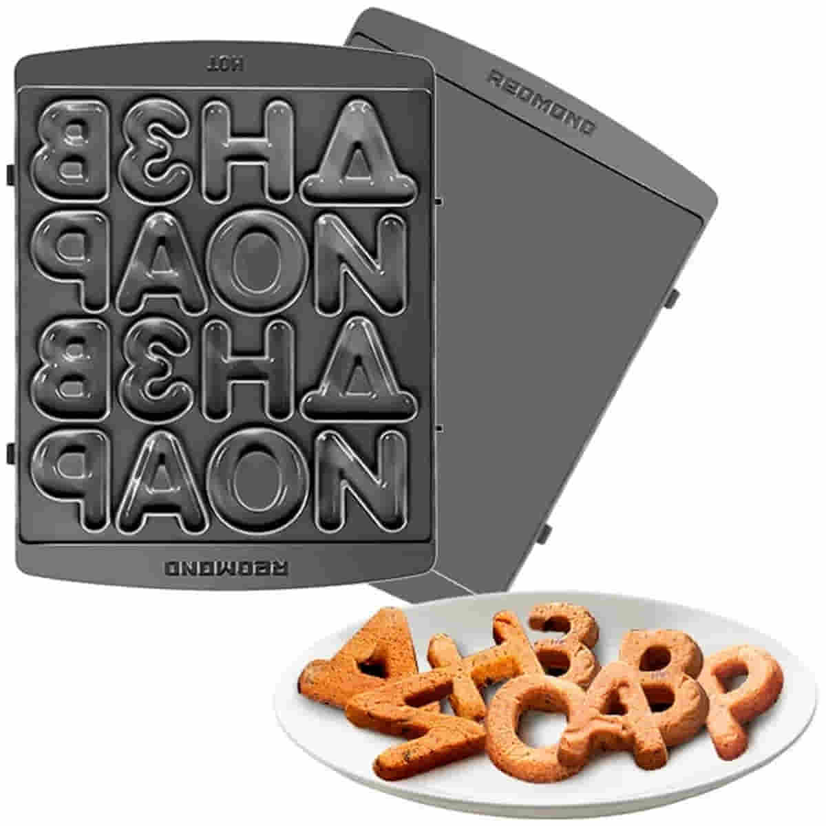 картинка Redmond RAMB-142 панель "динозавр" 2шт (форма для выпечки печенья) для мультипекаря 7 серии от магазина Интерком-НН