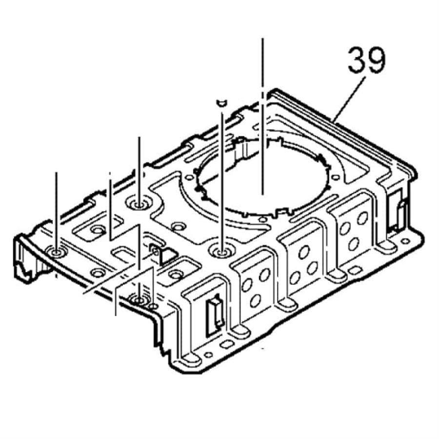 картинка Panasonic ADE01E1651 ANGIE рама узла врвщения для хлебопечи SD-2510, SD-2511, SD-ZB2502, SD-ZB2512 от магазина Интерком-НН
