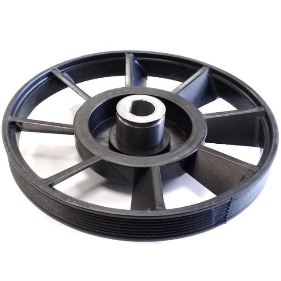 картинка Шкив 010339(5) для бетономешалки металлическая втулка, внутр. Ø 17 мм, внешн. Ø 162 мм, ручейковый от магазина Интерком-НН