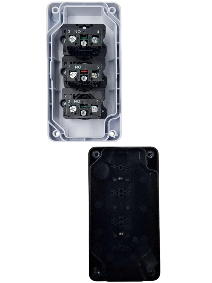 картинка Пост управления трехкнопочный для коммутации электрических цепей управления подъемными механизмами  от магазина Интерком-НН