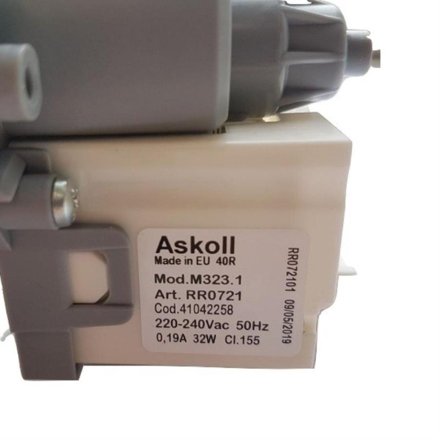 картинка Askoll 41019104 (41042258) Мотор сливного насоса (помпа) M253 0,20А для стиральной машины Candy от магазина Интерком-НН