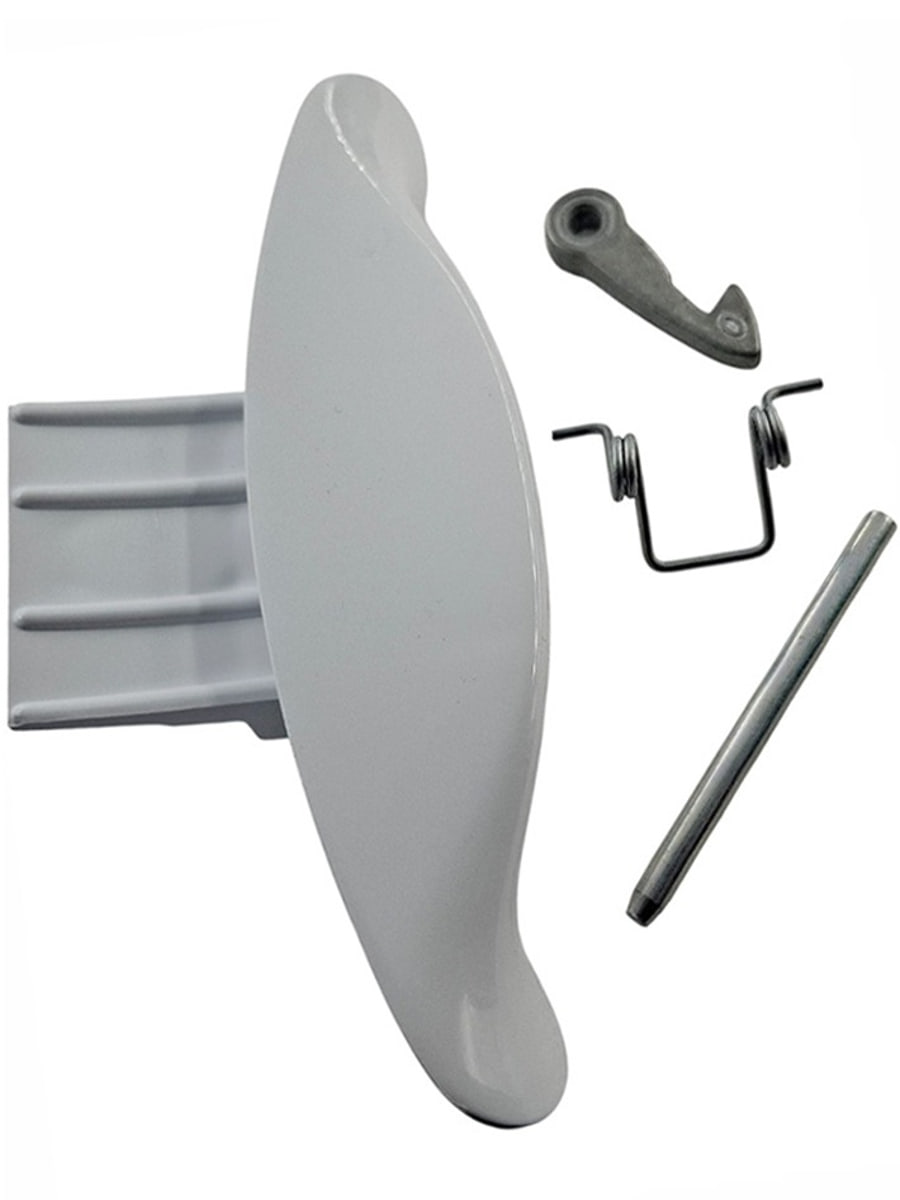 картинка Indesit C00116580 ручка загрузочного люка в сборе для стиральной машины Ariston CDE129, LBE68  от магазина Интерком-НН