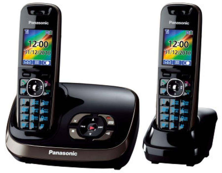 картинка Panasonic KX-TG8551RUB - Беспроводной телефон DECT (радиотелефон) , цвет: черный  от магазина Интерком-НН