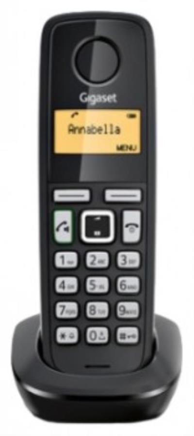 картинка Трубка доп. Dect Gigaset A220H RUS черный для A120/220 от магазина Интерком-НН