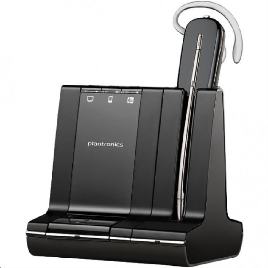 картинка PL-W740/A-HL10/S Комплект Беспроводная гарнитура и микролифт Plantronics Savi от магазина Интерком-НН