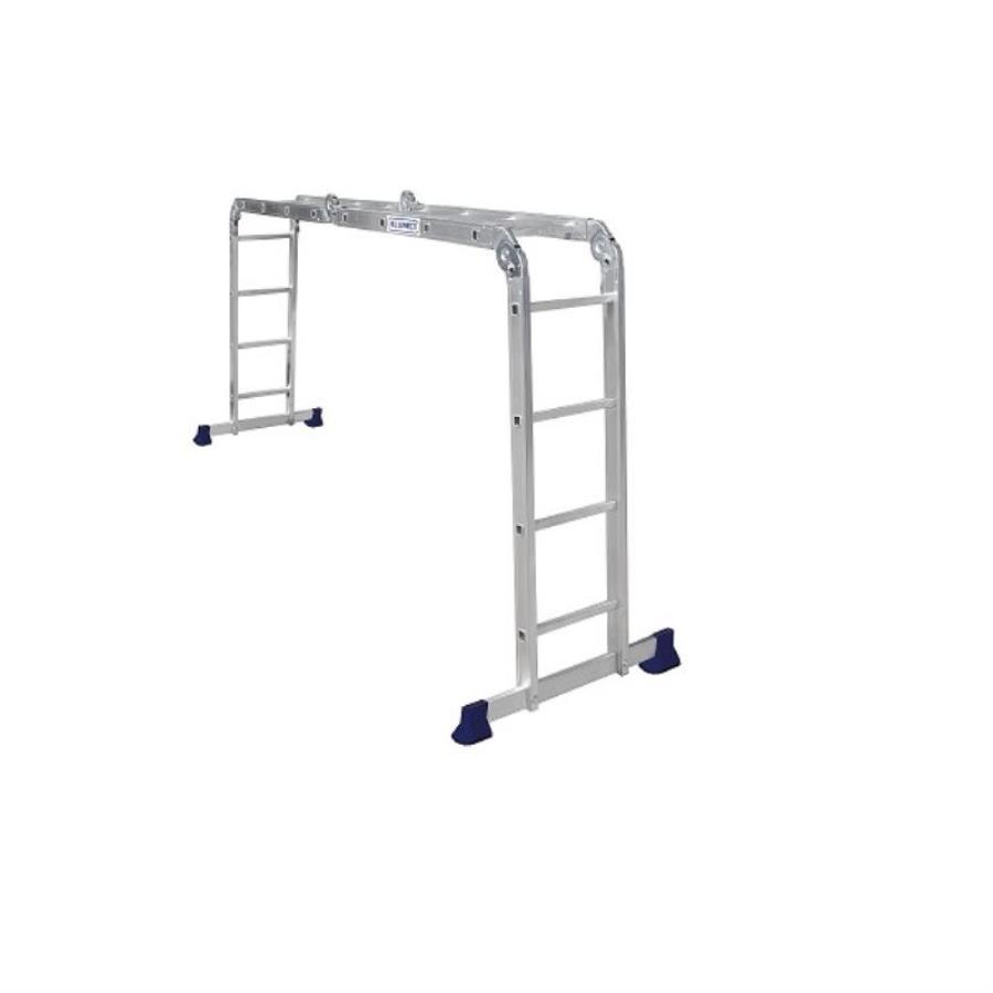картинка Alumet TL4044 Алюминиевая четырёхсекционная шарнирная лестница  от магазина Интерком-НН