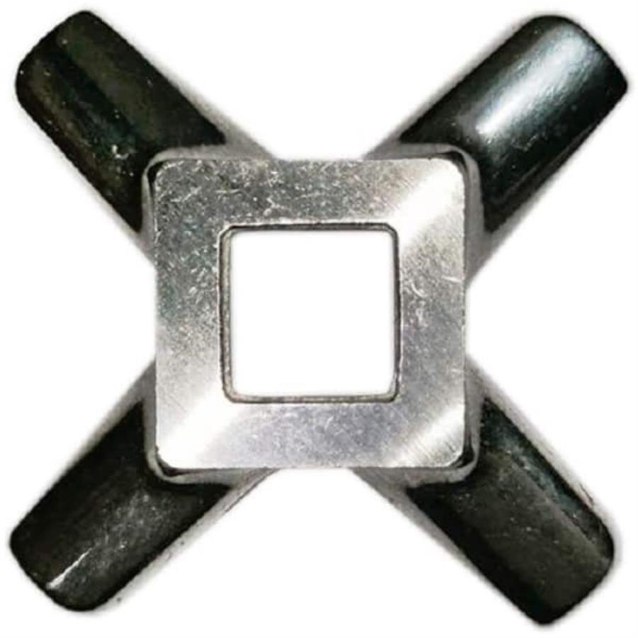 картинка Нож KW658522-CH квадрат 10,5мм, диаметр 54мм, глубина 9мм для мясорубок Kenwood MG400, MG410, MG450 от магазина Интерком-НН