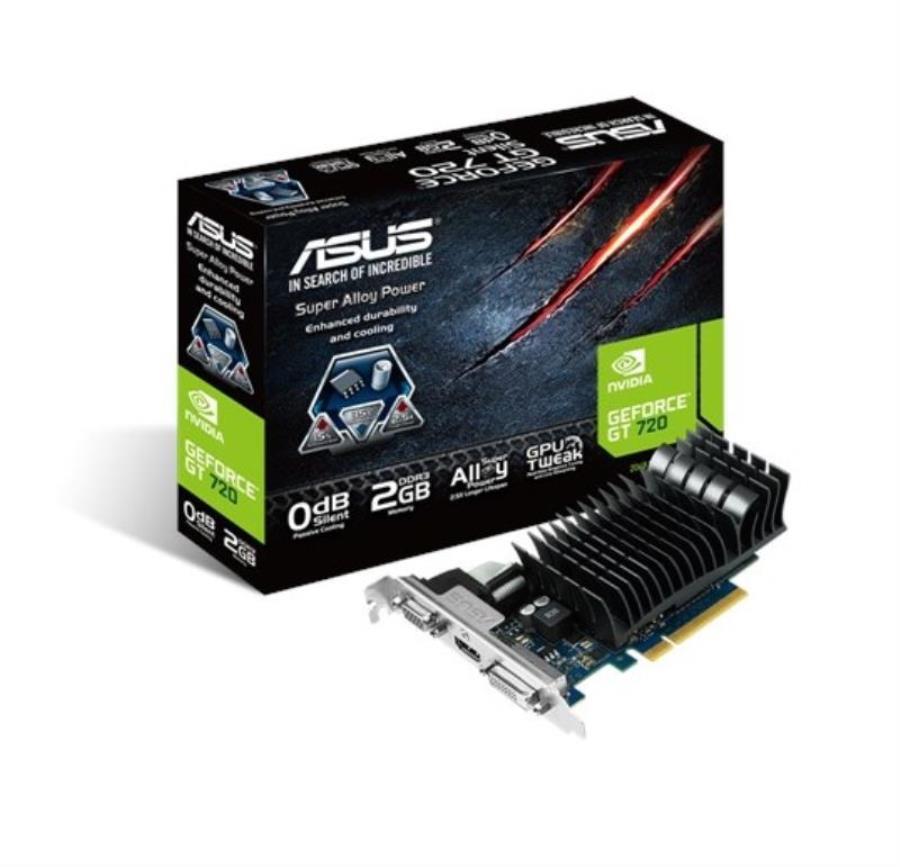 картинка Видеокарта Asus PCI-E GT720-SL-2GD3-BRK nVidia GeForce GT 720 2048Mb 64bit DDR3 797/1800 DVIx1/HDMIx от магазина Интерком-НН