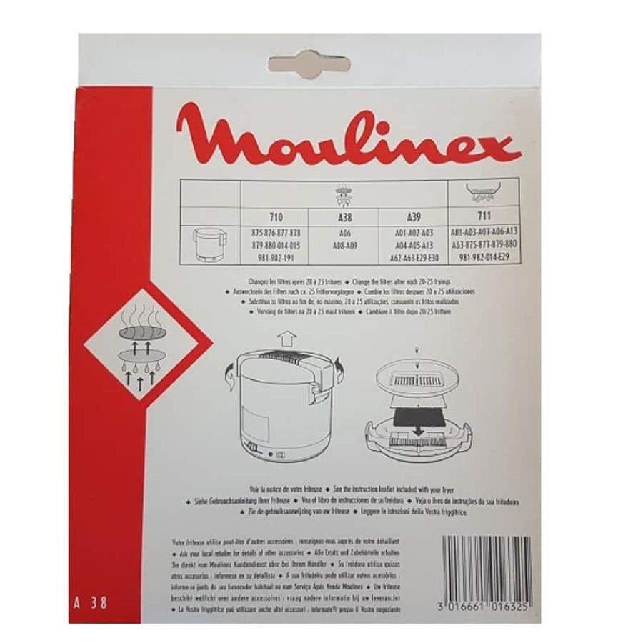 картинка Moulinex A38 Набор фильтров для фритюрницы Moulinex A38 от магазина Интерком-НН