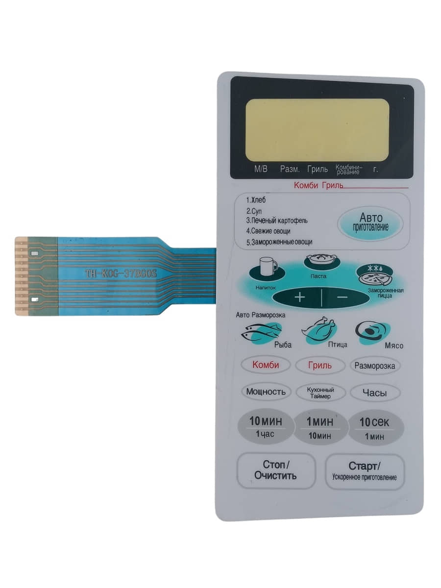 картинка Daewoo 3518521630 (TH-KOG37BG0S) Сенсорная панель для СВЧ (микроволновой) печи KOG-37BG0S от магазина Интерком-НН