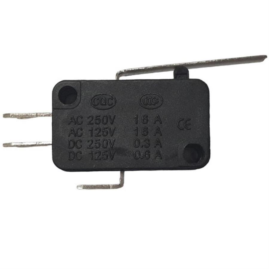 картинка Микропереключатель 3-х контактный V-152-1C25 250V 16A с рычагом 27мм для микроволновой печи (СВЧ) от магазина Интерком-НН