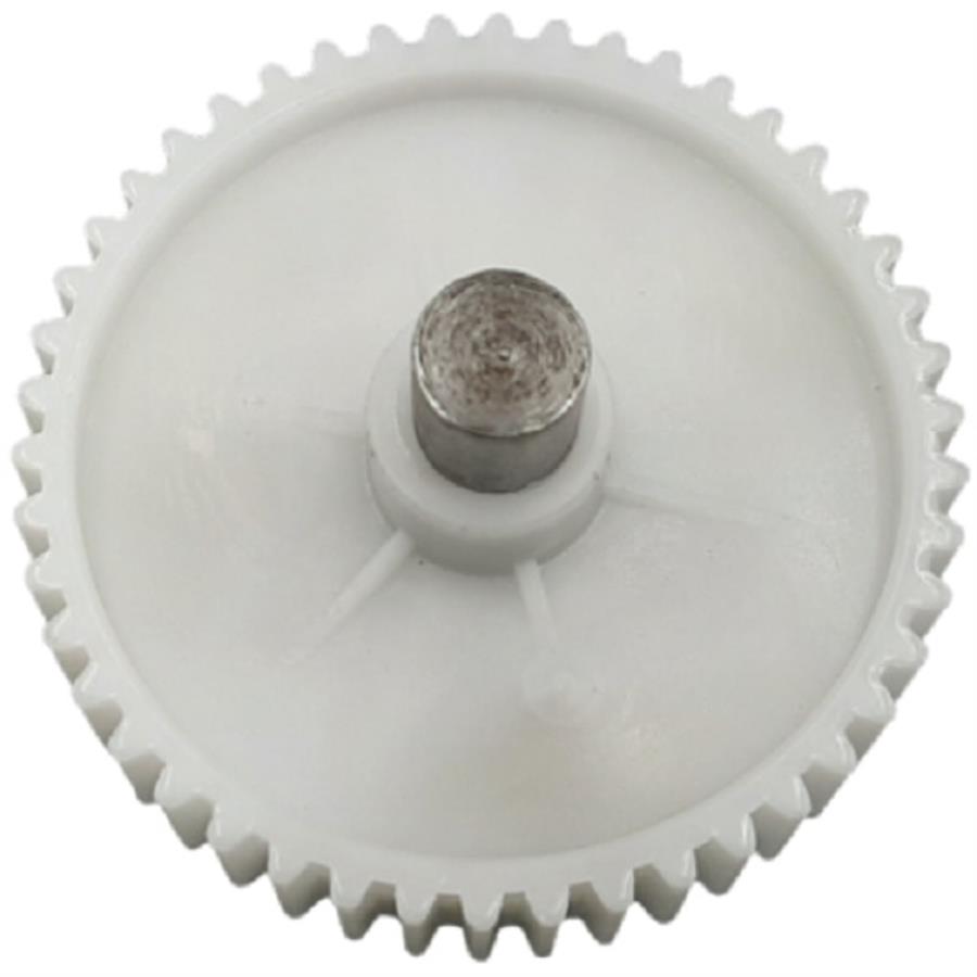 картинка Шестерня большая с валом D=82/15мм, H=58мм, 46 прямых зубьев для мясорубки Умелица от магазина Интерком-НН