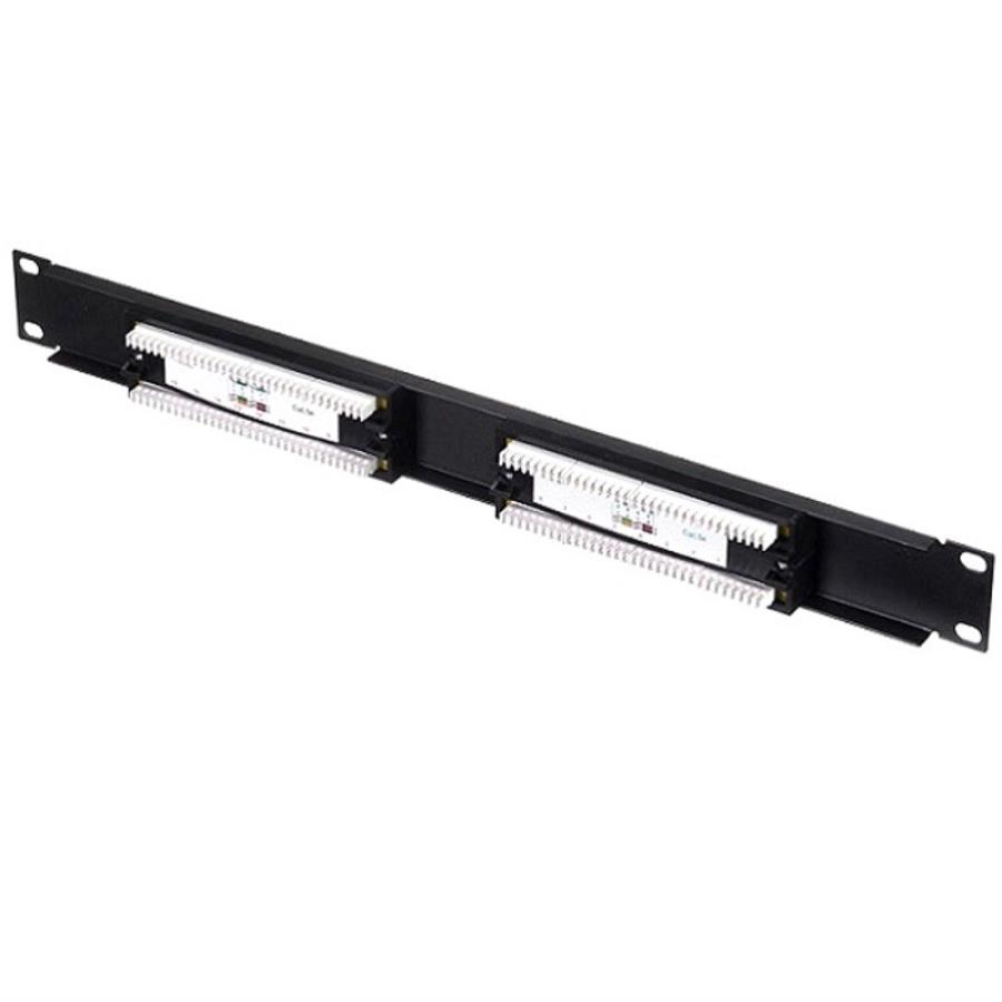 картинка Патч-панель UTP, 19", 16 портов RJ45, cat.5е, 1U, Dual Type, "L" от магазина Интерком-НН