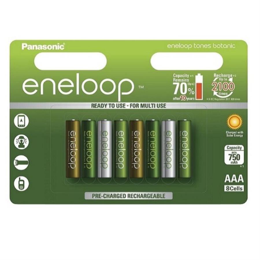 картинка Panasonic eneloop BK-4MCCE/8TE BOTANIC COLORS Аккумулятор 750mAh AAA BL8 от магазина Интерком-НН