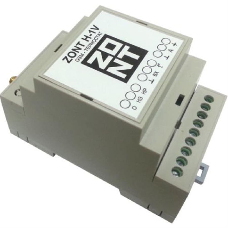 картинка ZONT H-1V GSM-контроллер на DIN рейку управление котлом и бойлером с поддержкой OpenTherm от магазина Интерком-НН