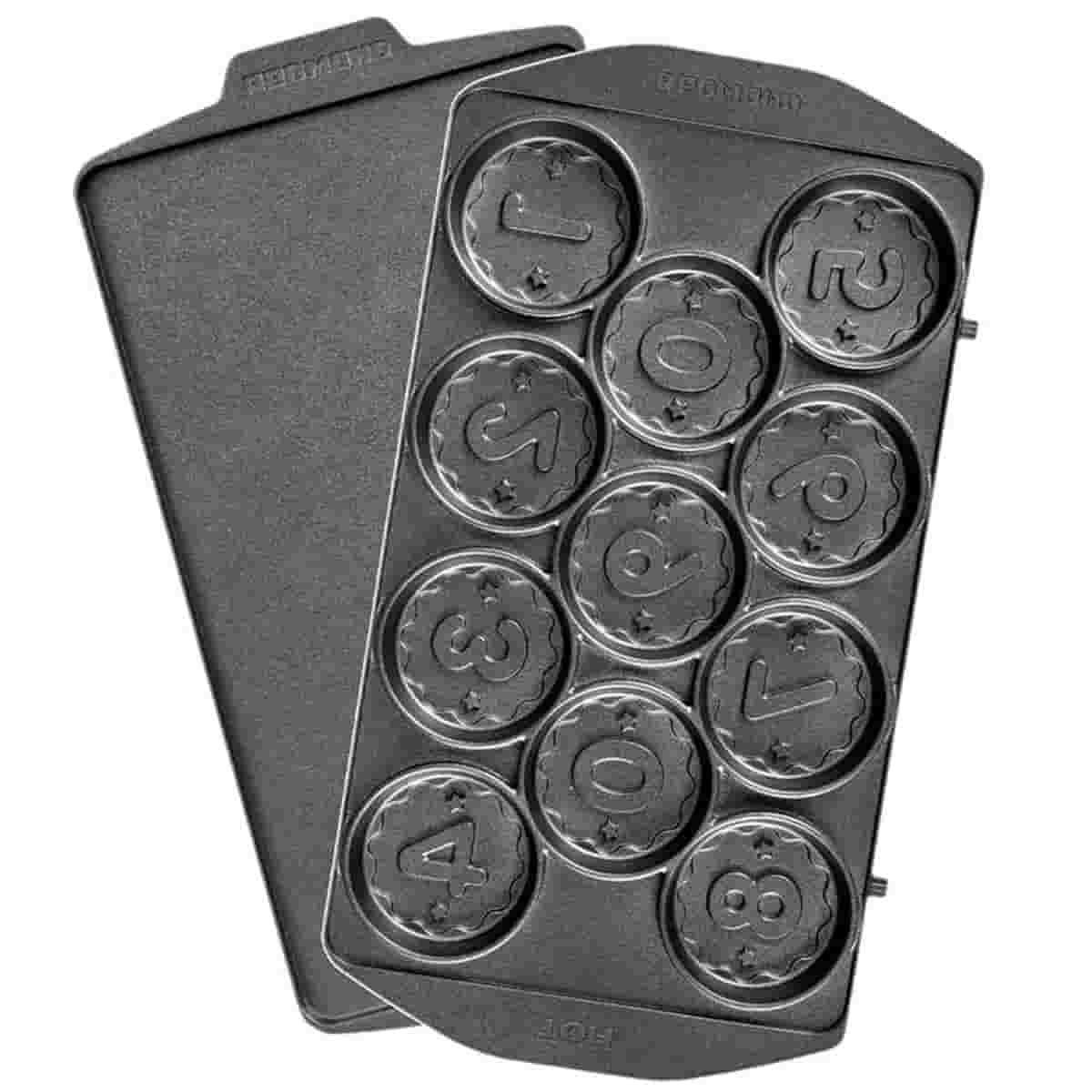 картинка Redmond RAMB-32 панель "цифры в круге" 2шт (форма для выпечки печенья) для мультипекаря 6 серии от магазина Интерком-НН