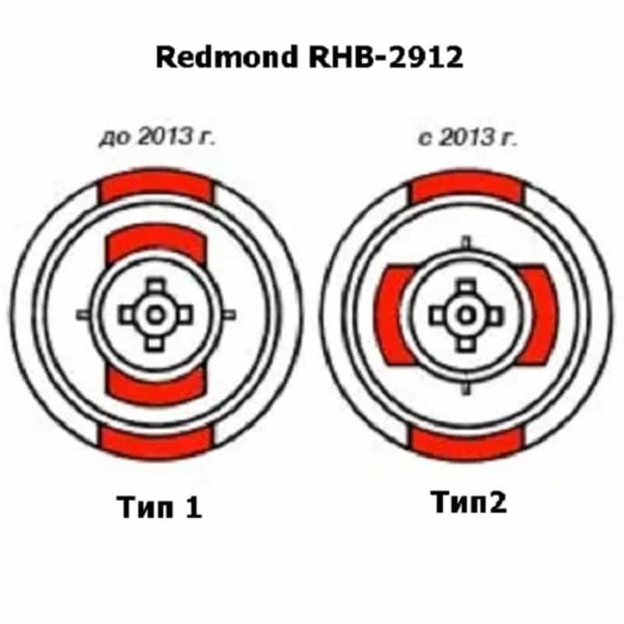 картинка Redmond RHB-2912B-VEN тип2 венчик черный матовый в сборе с редуктором для блендера RHB-2912 от магазина Интерком-НН