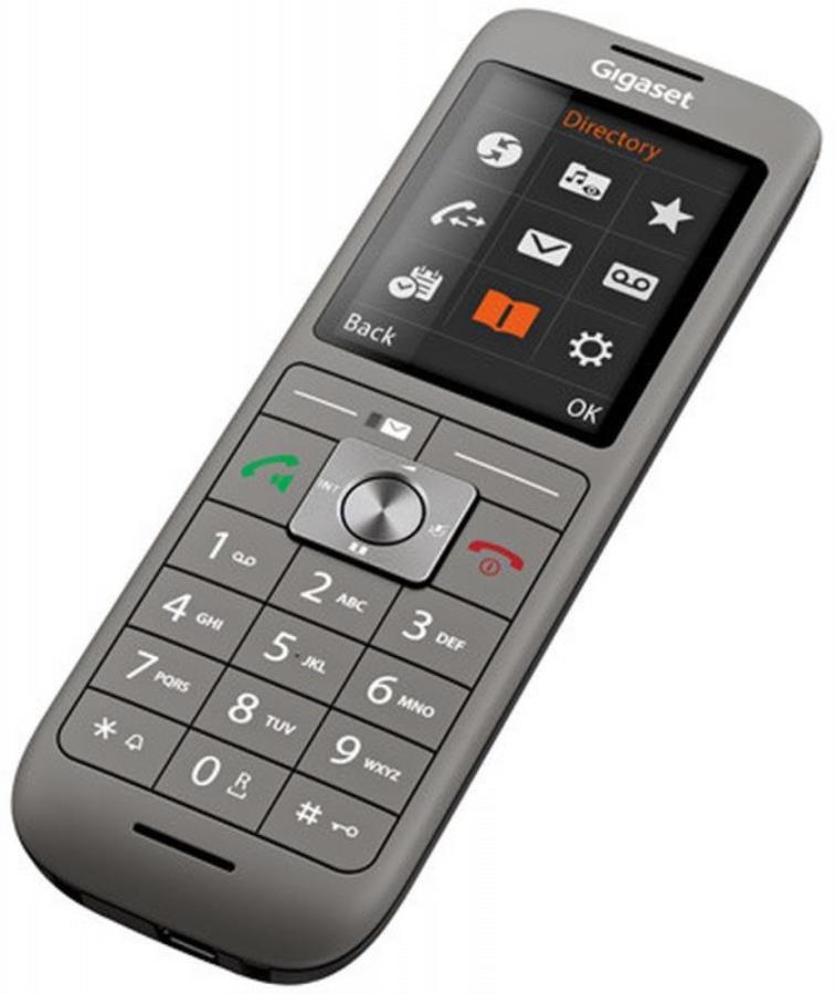 картинка Трубка доп. Dect Gigaset CL660HX HSB RUS черный для CL660 от магазина Интерком-НН